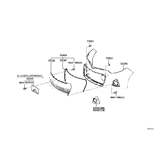 FRONT BUMPER & BUMPER STAY