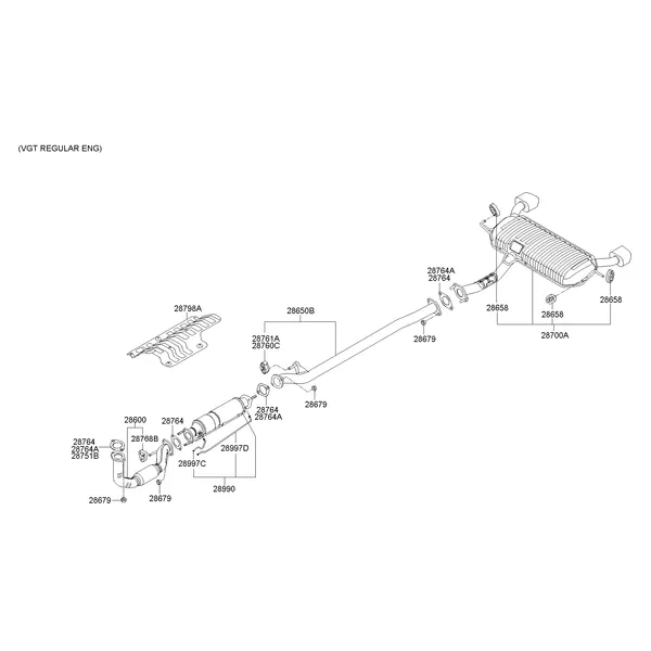 MUFFLER & EXHAUST PIPE; 2