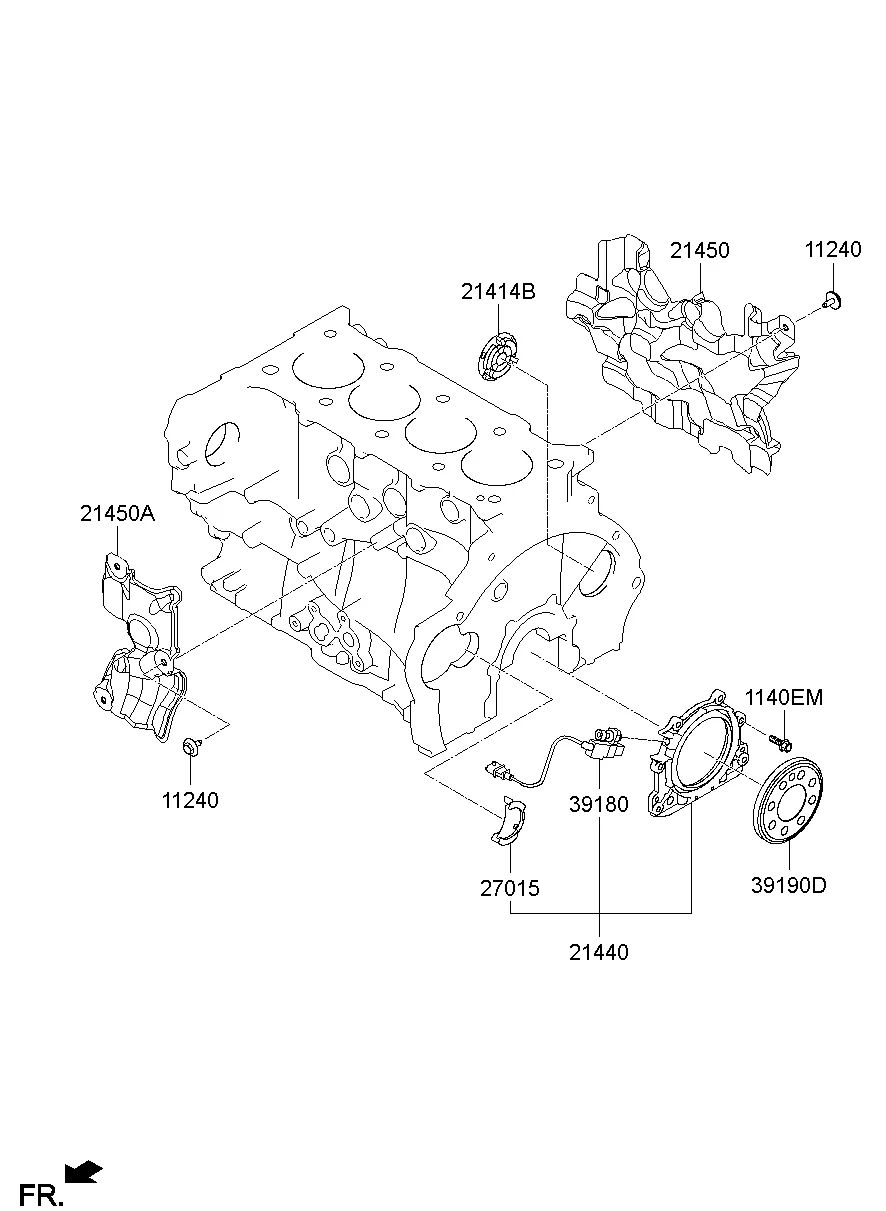 BELT COVER & OIL PAN; 3