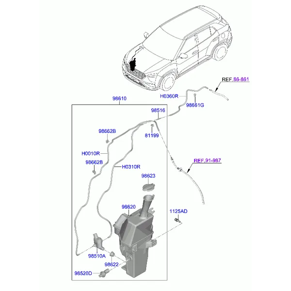 стеклоомыватель ветрового стекла
