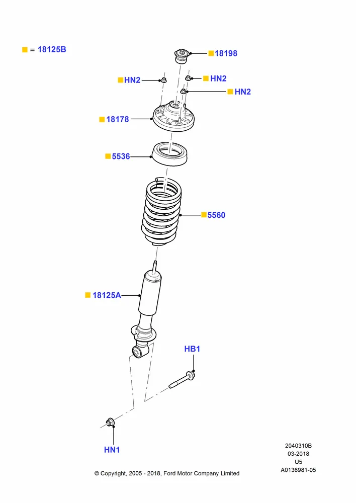 10B - Rear Springs and Shock Absorbers; 19/JUL/2005-16/DEC/2010