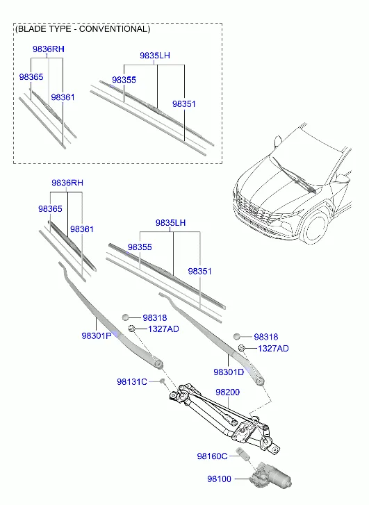 стеклоочиститель ветрового стекла