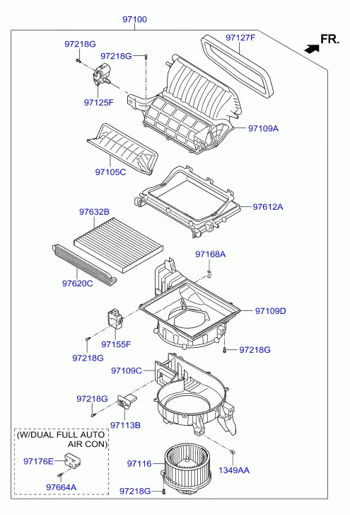 Отопитель и вентилятор