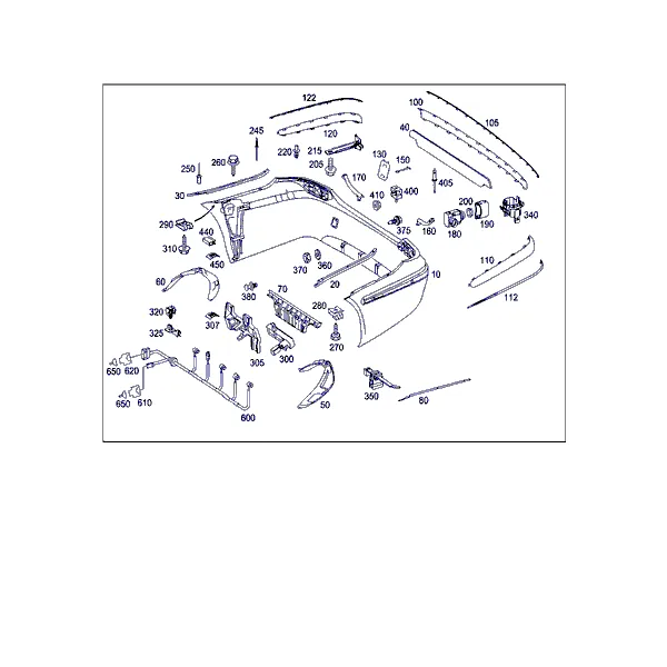 БАМПЕР ЗАДНИЙ