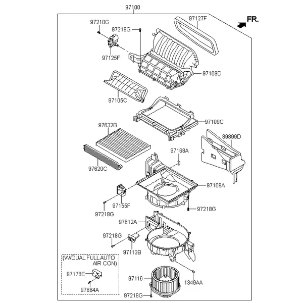 Климатическая установка - отопитель и вентилятор
