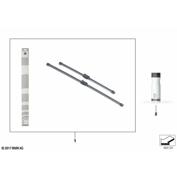Комплект щеток стеклоочистителя