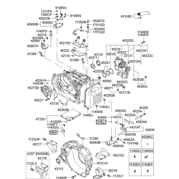 AUTO TRANSMISSION CASE