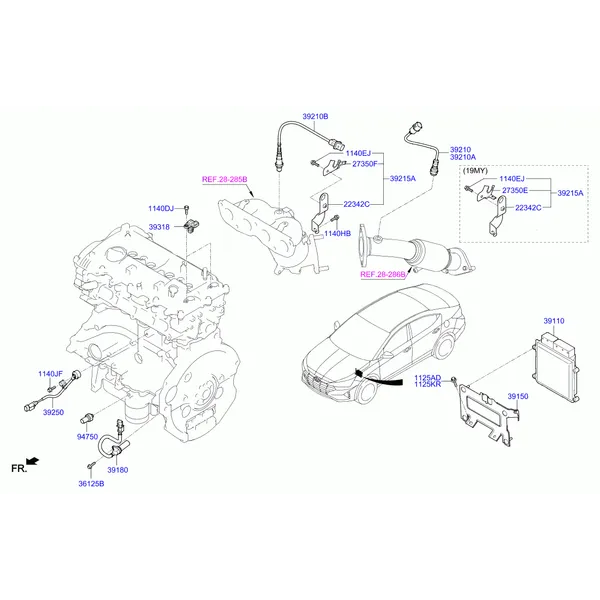 электронный блок управления двигателем