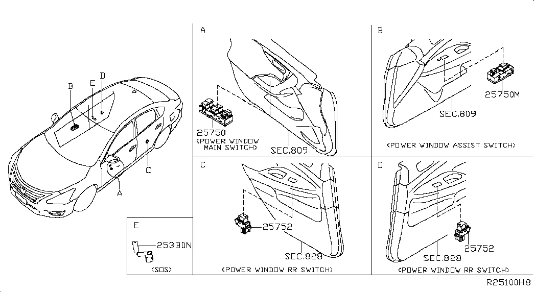 Переключатель; DOORS