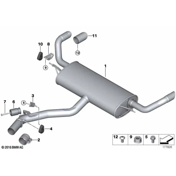 Система выпуска ОГ Зд