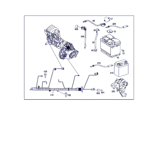 ПРОВОД АКБ, СТАРТЕРА И ГЕНЕРАТОРА