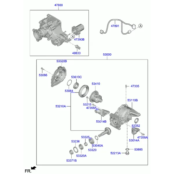 Чашка заднего дифференциала