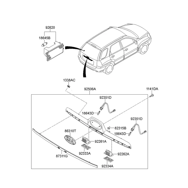 LICENSE PLATE & INTERIOR LAMP
