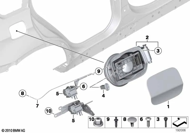 Заслонка заливного отверстия