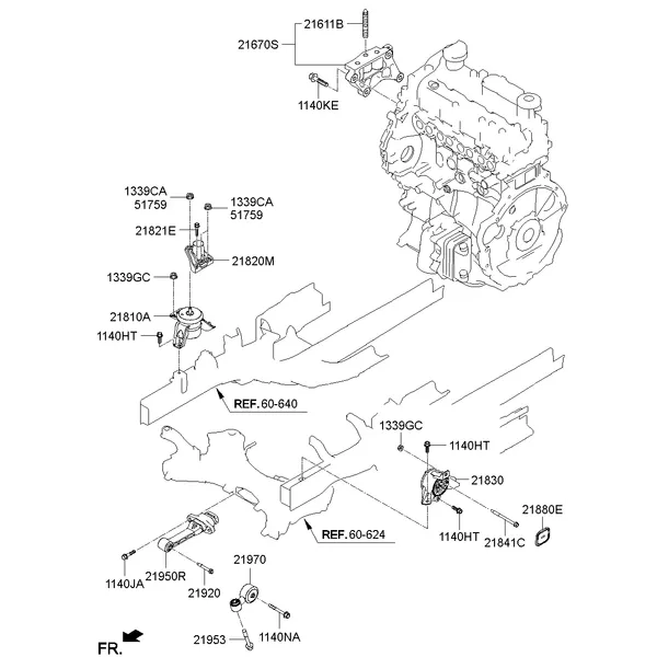 ENGINE & TRANSAXLE MOUNTING