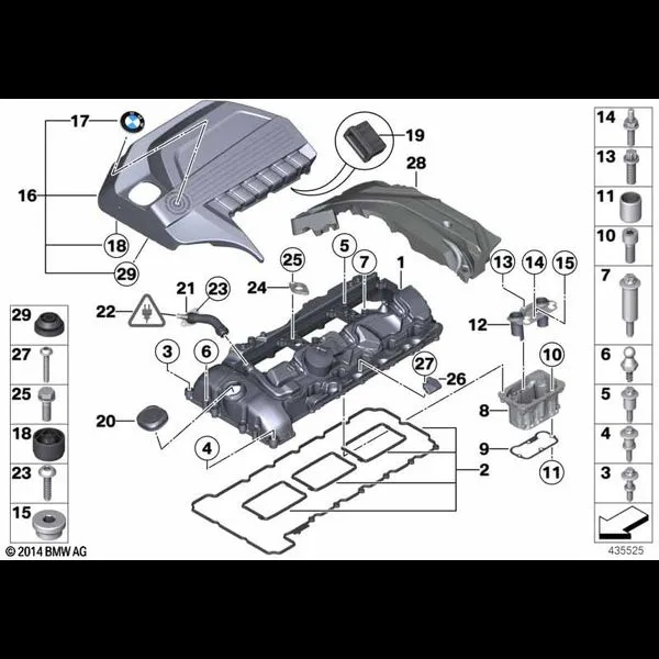 Крышка головки блока цилиндров