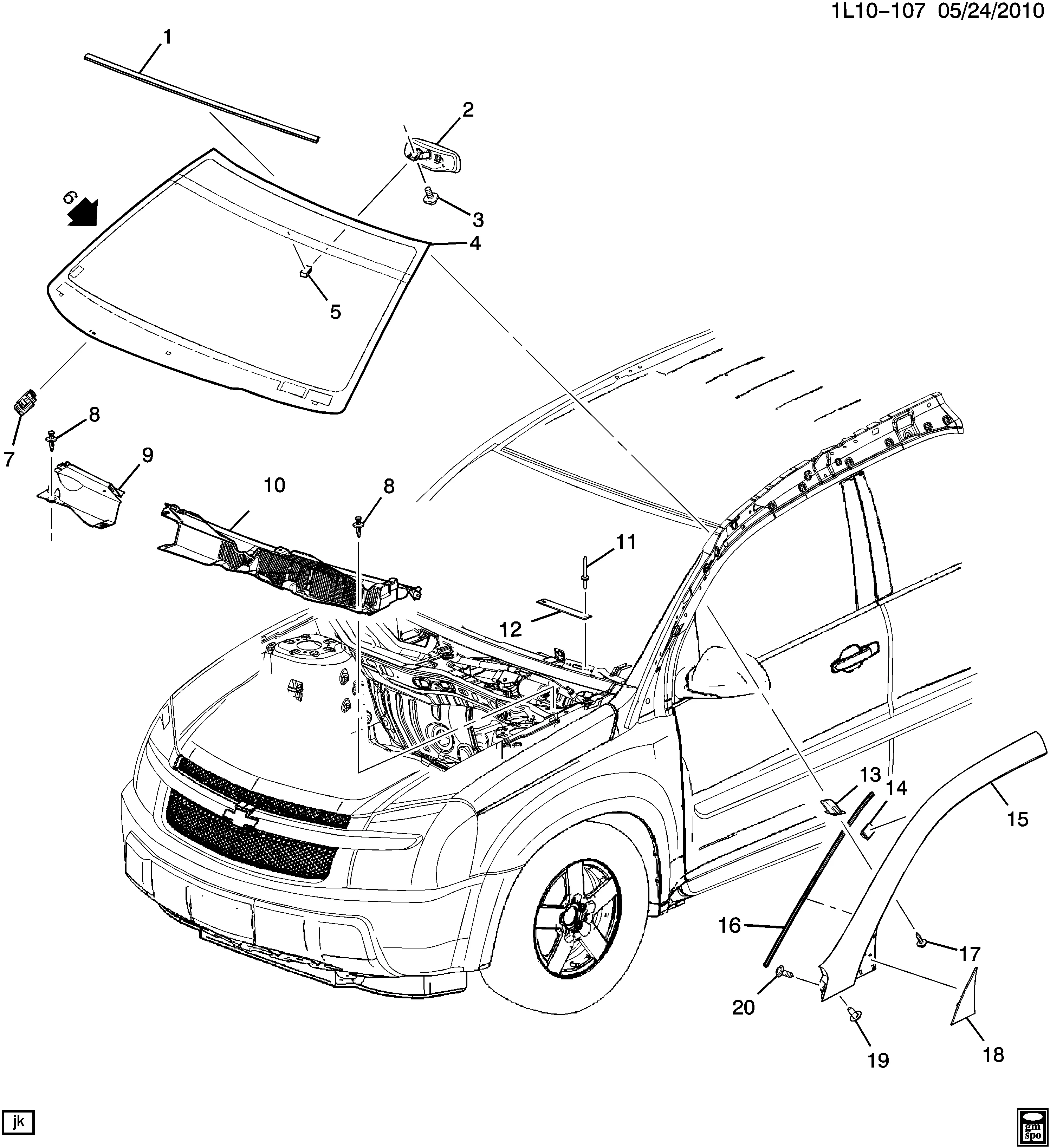 WINDSHIELD TRIM & HARDWARE