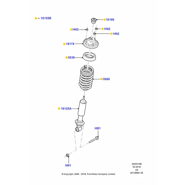 10B - Rear Springs and Shock Absorbers; 19/JUL/2005-16/DEC/2010