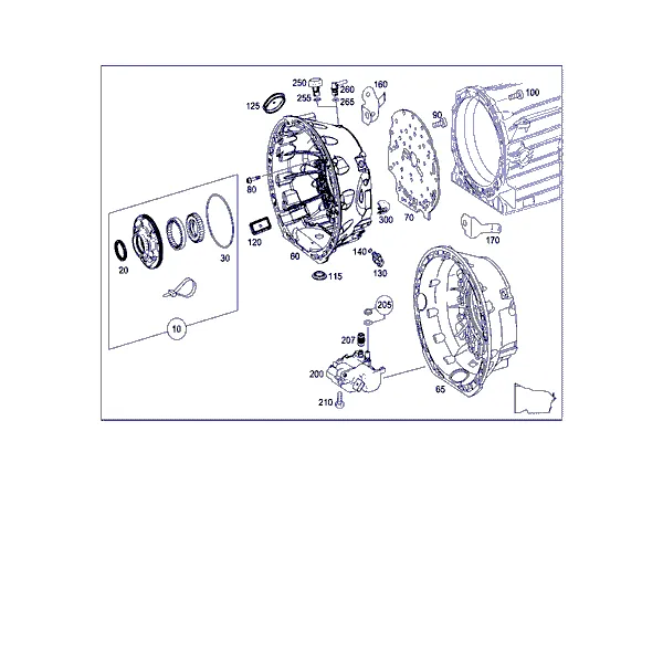 КАРТЕР ГИДРОТРАНСФОРМАТОРА, МАСЛ. НАСОС