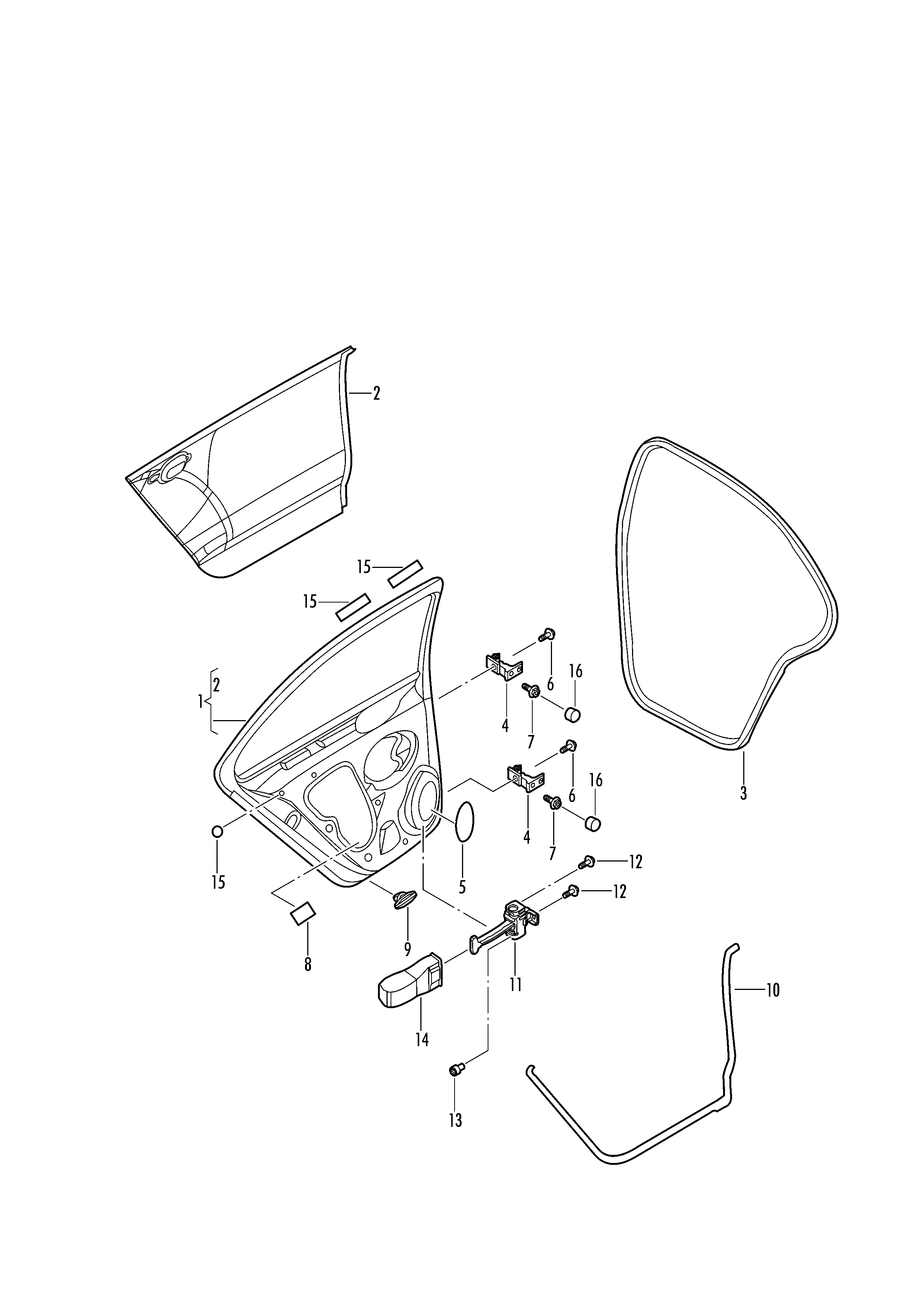 Двери Петля двери Уплотнитель двери