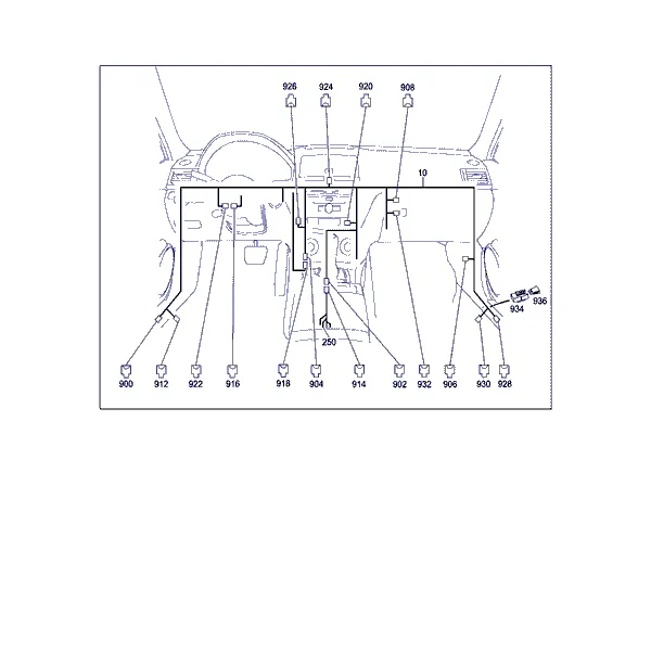 ЖГУТ ЭЛЕКТРОПРОВОДКИ ПЕРЕДНЕЙ ПАНЕЛИ