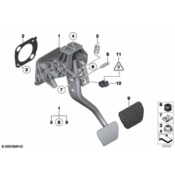 Педальный механизм АКПП