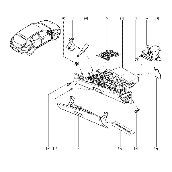 Перчаточный ящик