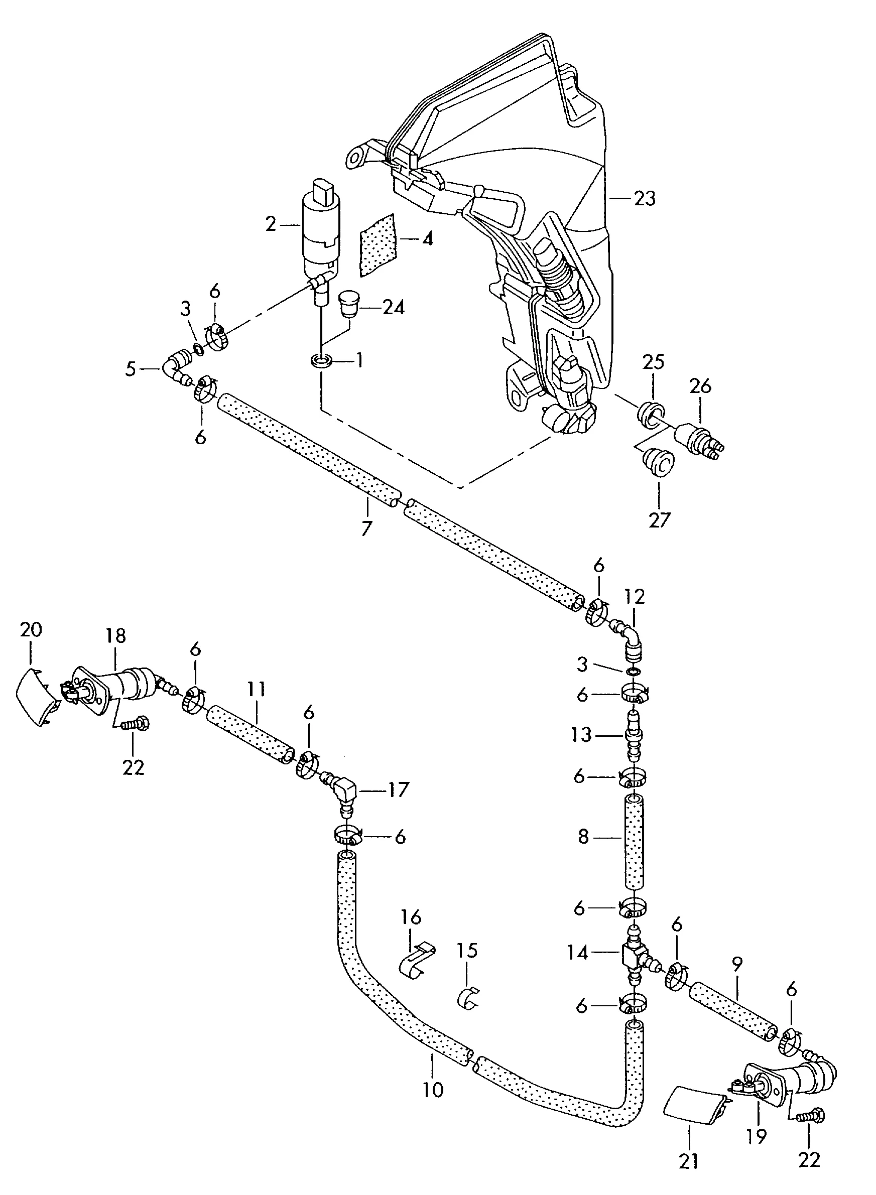 Омыватель фар