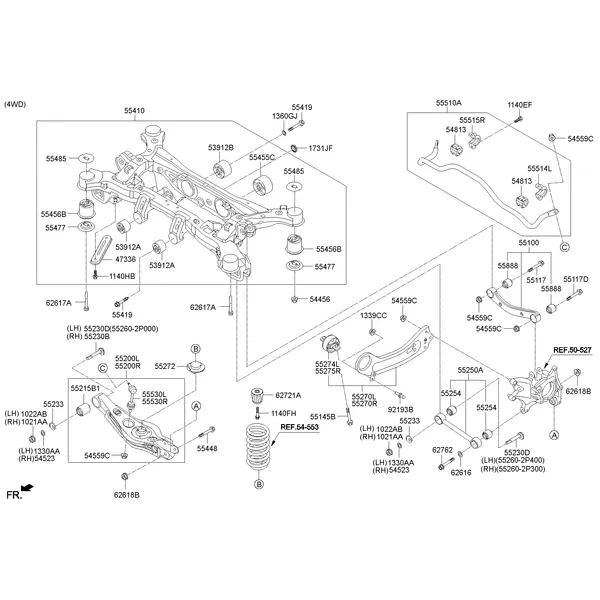REAR SUSPENSION CONTROL ARM; 2