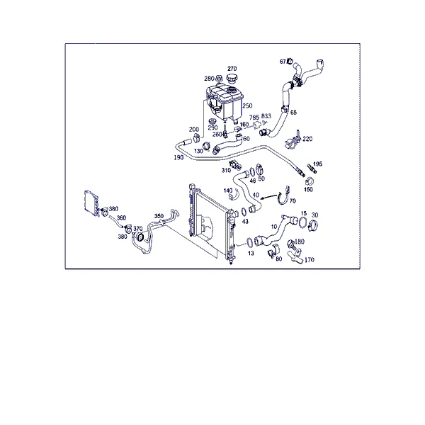 РАСШИРИТЕЛЬНЫЙ БАЧОК,КРЕПЛЕНИЕ И ШЛАНГИ