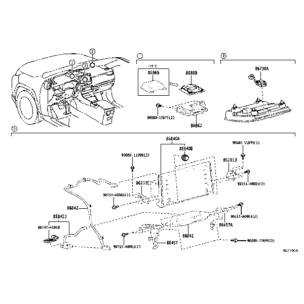 NAVIGATION & FRONT MONITOR DISPLAY