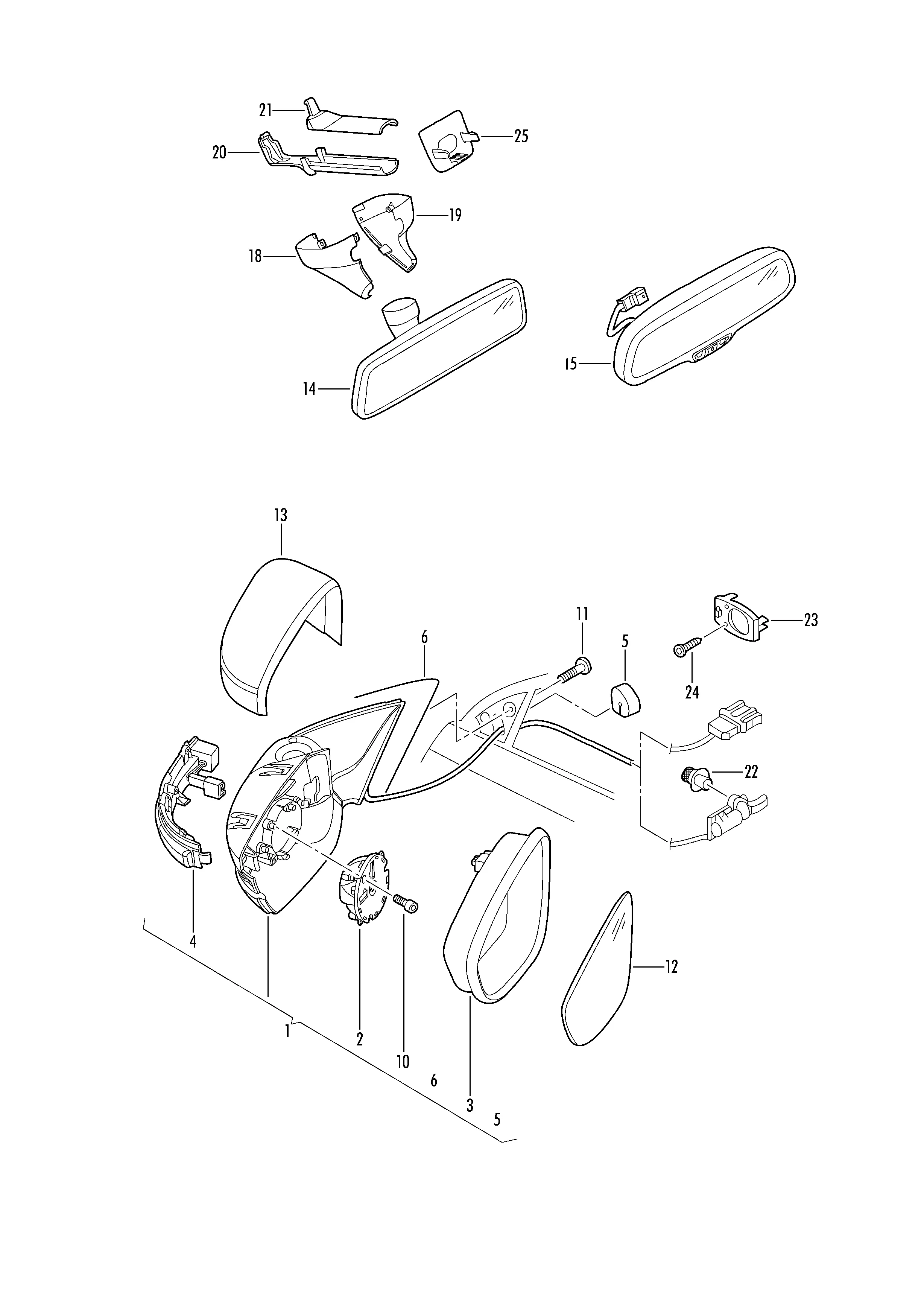 Наружные зеркала