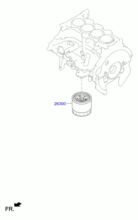 FRONT CASE & OIL FILTER