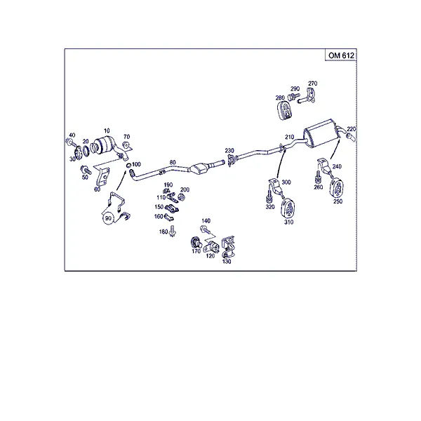 СИСТЕМА ВЫПУСКА ПРИ 5-ЦИЛ. ДИЗЕЛЬН. А/М