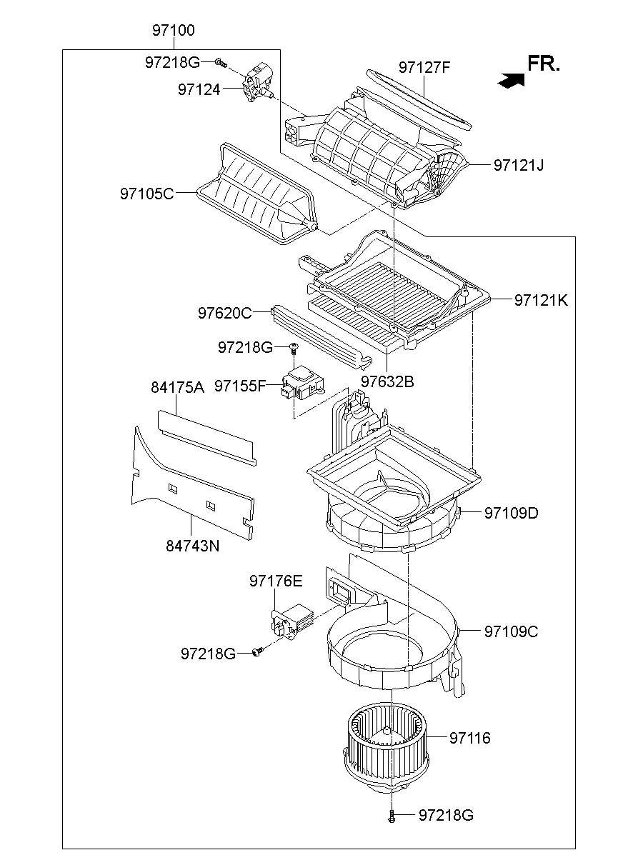 HEATER SYSTEM-HEATER & BLOWER; 2