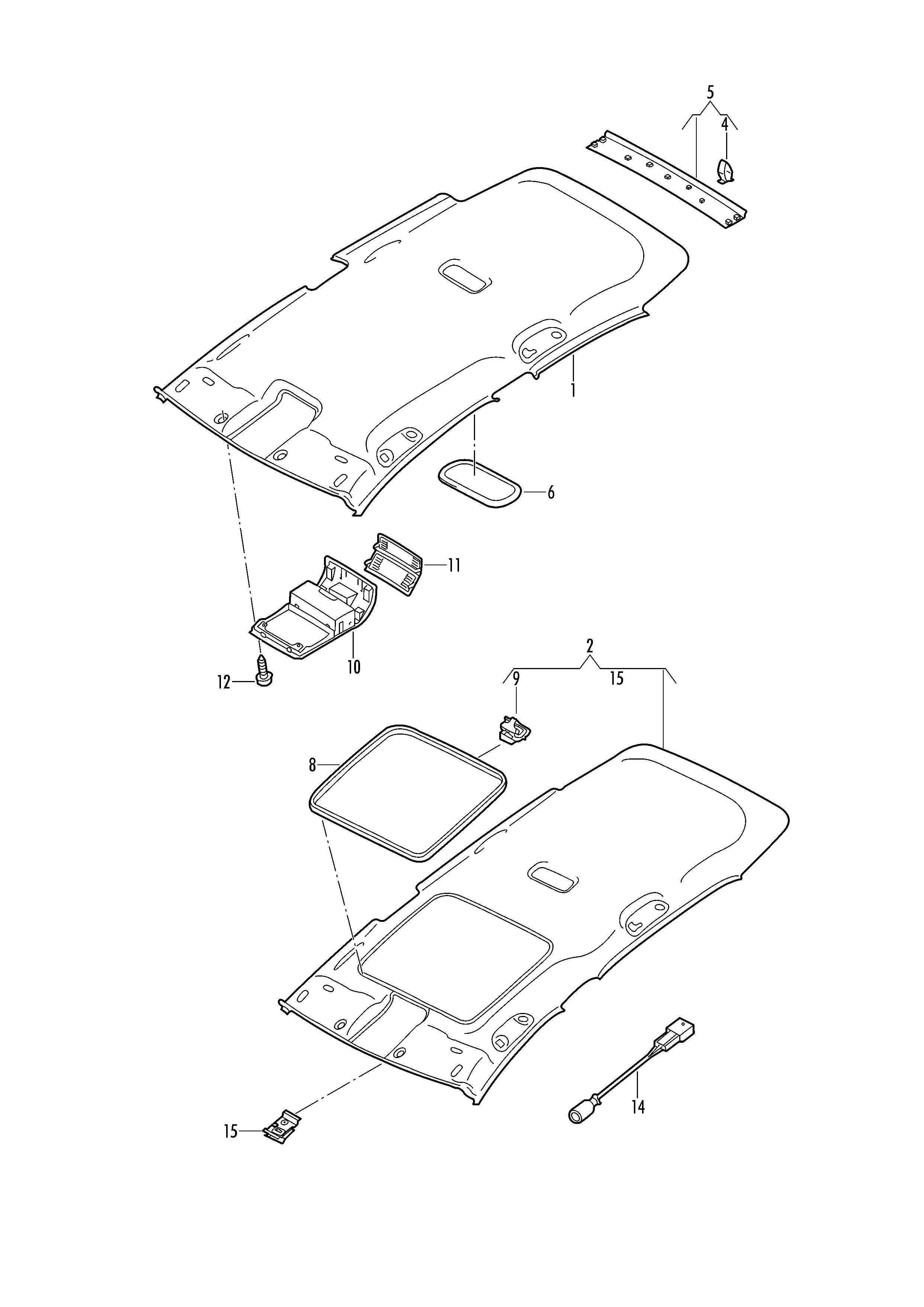 Потолочная панель