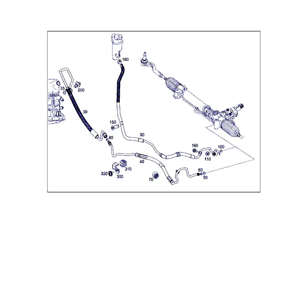 КОМПЛЕКТ ТРУБОК ДЛЯ А/М С БЕНЗ. ДВИГ.