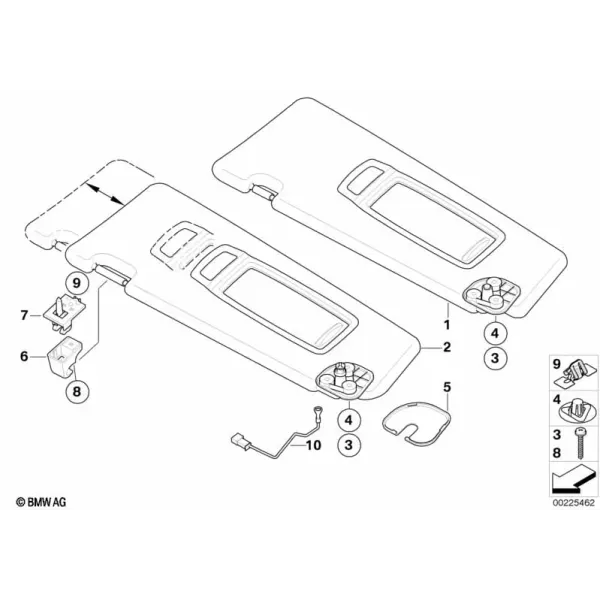 Солнцезащитные козырьки