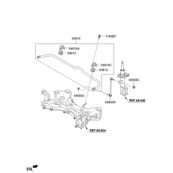 FRONT SUSPENSION CONTROL ARM