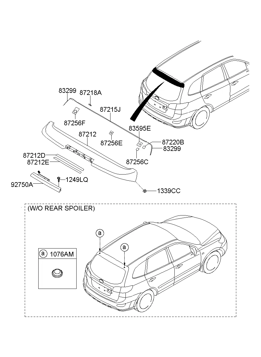 ROOF GARNISH & RR SPOILER; 3