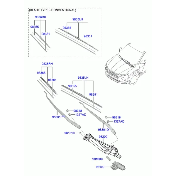 стеклоочиститель ветрового стекла