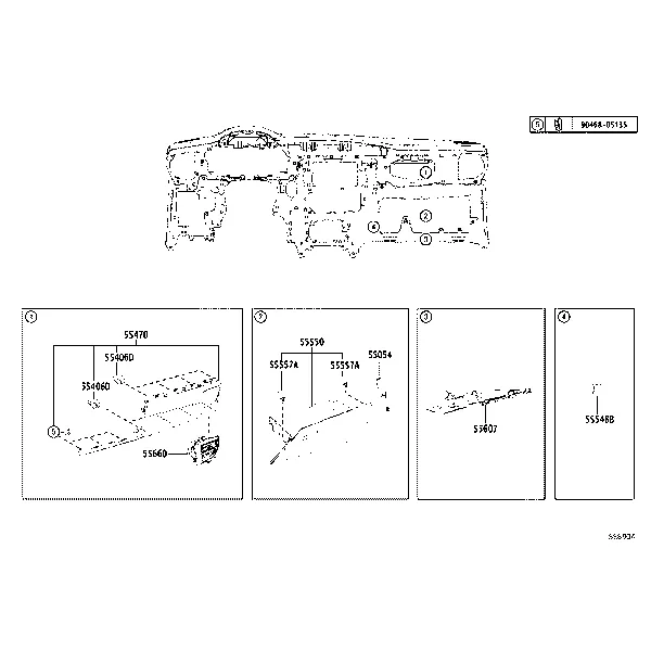 INSTRUMENT PANEL & GLOVE COMPARTMENT