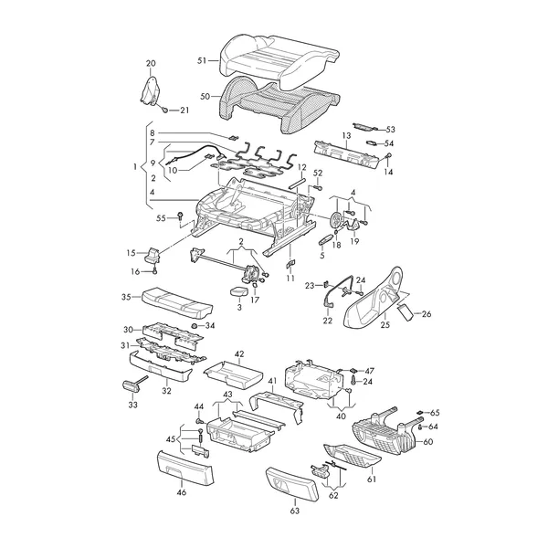 Каркас сиденья