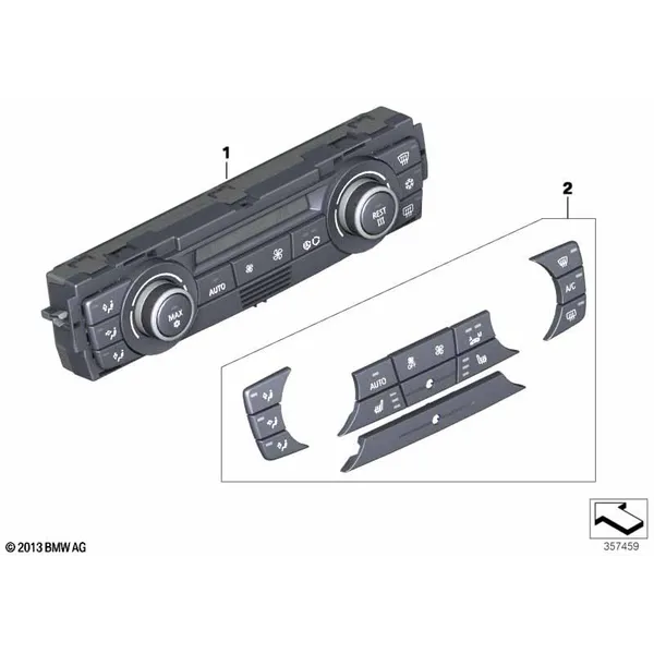 Панель управления автом.сист.кондицион.