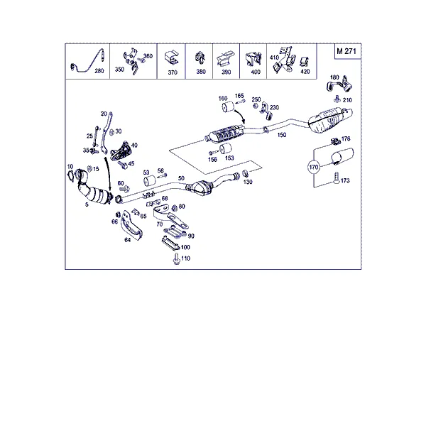 СИСТЕМА ВЫПУСКА ОГ ДЛЯ 4-ЦИЛ.БЕНЗ.АВТО- МОБИЛЕЙ