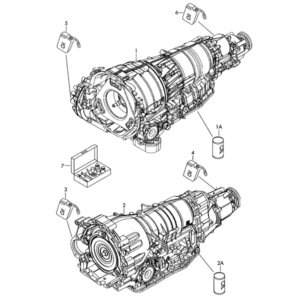 Коробка передач в сборе 6-ступ. АКП с межосевым дифференциалом