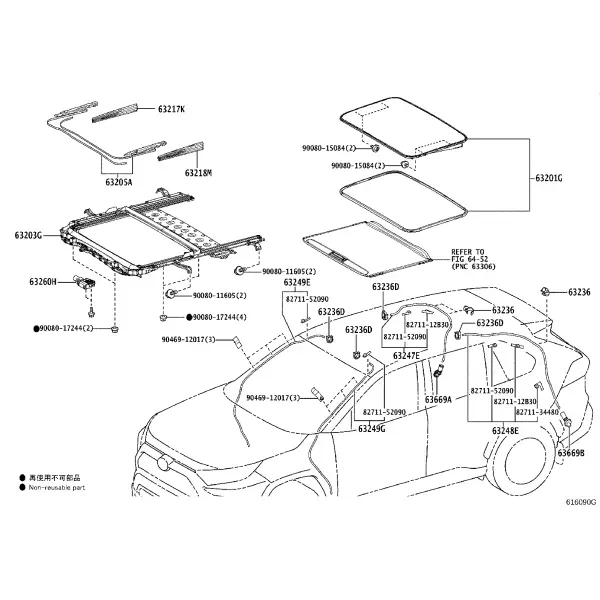 ROOF PANEL & BACK PANEL