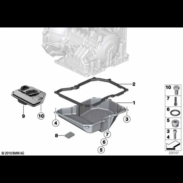 GA6F21WA - Масляный картер