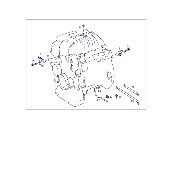 ДАТЧИК ВМТ, ДАТЧИК ПОЛОЖЕНИЯ, ДАТЧИК ДЕТОНАЦИИ И ЛЕНТОЧНЫЙ ПРОВОД "МАССЫ"