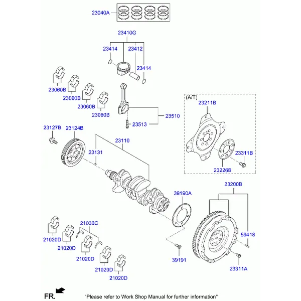 коленвал и пистон